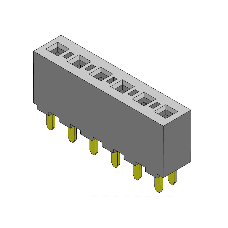 P/H3.96mm 單排排母JA102