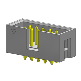 P/H2.54mm Box heade HA204(簡牛）