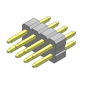 P/H1.0mm 雙排排針 CA201